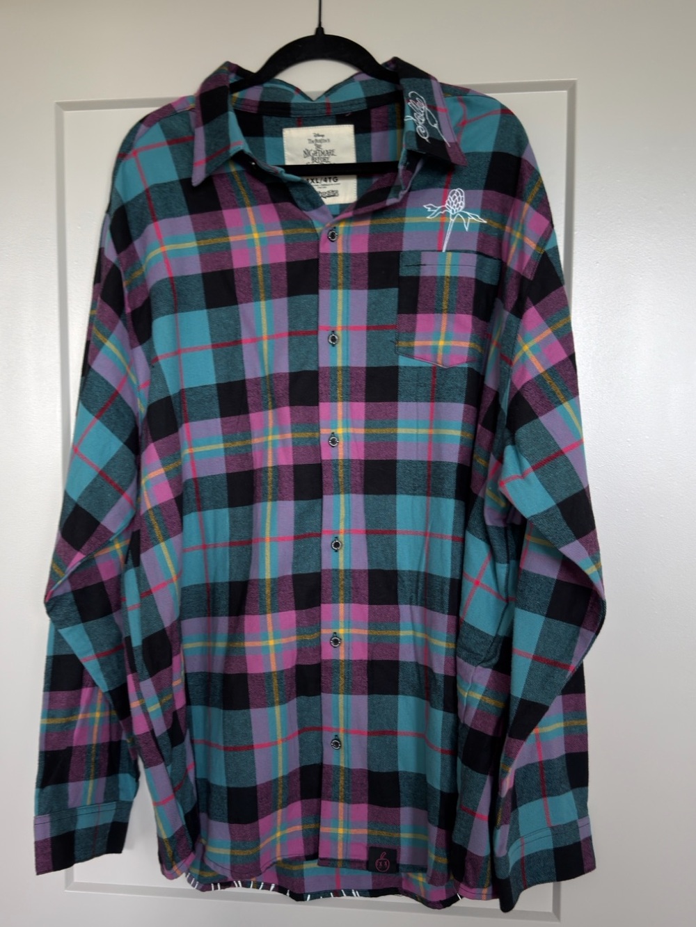 Nightmare Before Christmas Plaid Flannel
